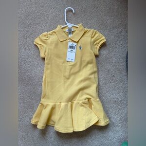 Ralph Lauren Yellow Polo Shirt Dress